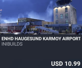 ENHD Haugesund Karmoy Airport by Inibuilds. USD $10.99