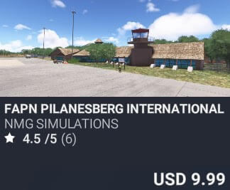 FAPN Pilanesberg International Airport by NMG Simulations. USD $9.99