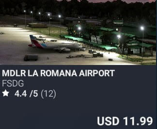 MDLR La Romana Airport by FSDG. USD $11.99