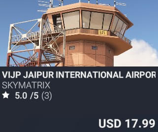 VIJP Jaipur International Airport by Skymatrix. USD $17.99