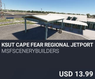 KSUT Cape Fear Regional Jetport by msfscenerybuilders. USD $13.99