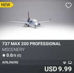 737 MAX 200 Professional by mscenery. USD $9.99