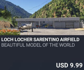LOCH Locher Sarentino Airfield by BEAUTIFUL MODEL of the WORLD. USD $9.99
