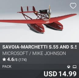 Savoia-Marchetti S.55 and S.55X by Microsoft / Mike Johnson. USD $14.99