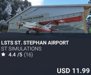 LSTS St. Stephan Airport by ST Simulations. USD $11.99