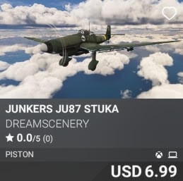 Junkers JU87 Stuka by Dreamscenery. USD $6.99