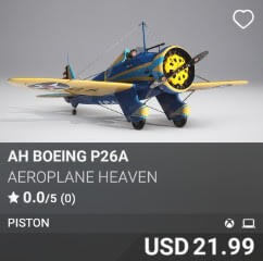 AH Boeing P26A by Aeroplane Heaven. USD $21.99