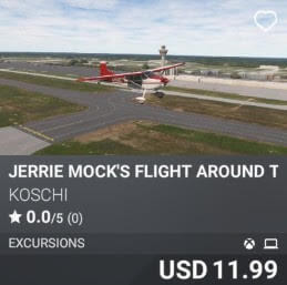 Jerrie Mock's flight around the world by Koschi. USD $11.99