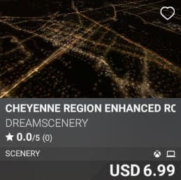 Cheyenne Region Enhanced Road Lights by Dreamscenery. USD $6.99