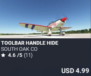 ToolBar Handle Hide by SouthOak Co. USD $4.99