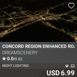 Concord Region Enhanced Road Lights by Dreamscenery. USD $6.99