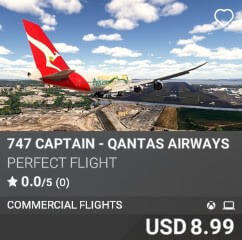 747 Captain - Qantas Airways by Perfect Flight. USD $8.99