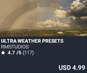 ULTRA WEATHER PRESETS by RMSTUDIOS. USD $4.99