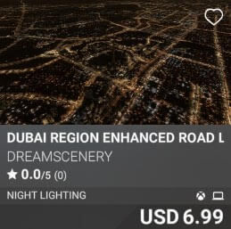 Dubai Region Enhanced Road Lights by Dreamscenery. USD $6.99