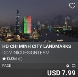 HO CHI MINH CITY LANDMARKS by dominicdesignteam. USD $7.99