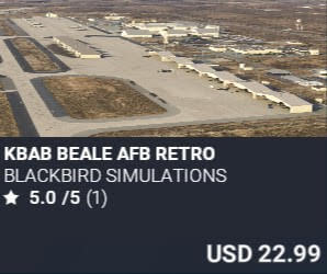 KBAB Beale AFB Retro by Blackbird Simulations. USD $22.99