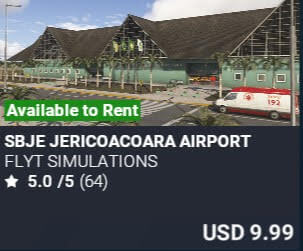 SBJE JERICOACOARA AIRPORT by FLYT Simulations. USD $9.99