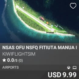 NSAS Ofu NSFQ Fitiuta Manua Islands by KiwiFlightSim. USD $9.99
