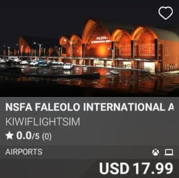 NSFA Faleolo International Airport, Samoa by KiwiFlightSim. USD $17.99