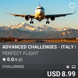 Advanced Challenges - Italy Landings by Perfect Flight. USD $8.99