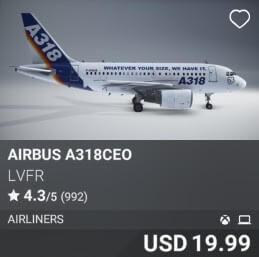 Airbus A318ceo by lvfr. USD $19.99