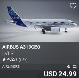 Airbus A319ceo by lvfr. USD $24.99