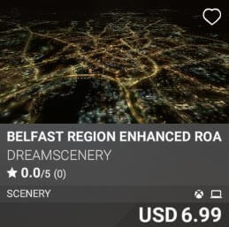 Belfast Region Enhanced Road Lights by Dreamscenery. USD $6.99