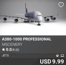 A380-1000 Professional by mscenery. USD $9.99