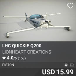LHC Quickie Q200 by Lionheart Creations. USD $15.99