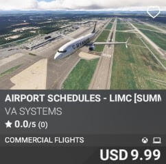 Airport Schedules - LIMC [Summer 2025] by VA SYSTEMS. USD $9.99
