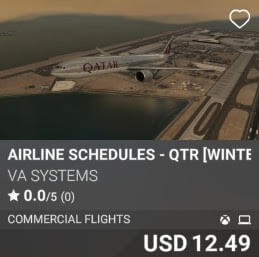 Airline Schedules - QTR [Winter 2025] by VA SYSTEMS. USD $12.49