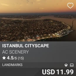 Istanbul Cityscape by AC Scenery. USD $11.99