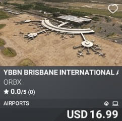 YBBN Brisbane International Airport v2 by Orbx. USD $16.99