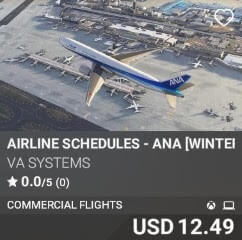 Airline Schedules - ANA [Winter 2025] by VA SYSTEMS. USD $12.49