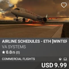 Airline Schedules - ETH [Winter 2025] by VA SYSTEMS. USD $9.99