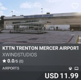 KTTN Trenton Mercer Airport by XWindStudios. USD $11.99