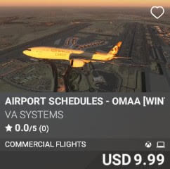 Airport Schedules - OMAA [Winter 2025] by VA SYSTEMS. USD $9.99