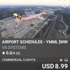 Airport Schedules - YMML [Winter 2025] by VA SYSTEMS. USD $8.99