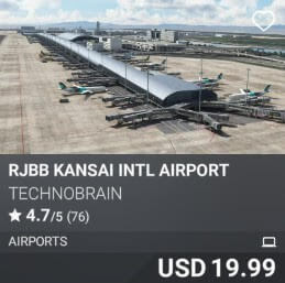 RJBB Kansai Intl Airport by TechnoBrain. USD $19.99