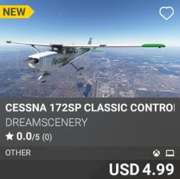 Cessna 172SP Classic Control Tuning by Dreamscenery. USD $4.99