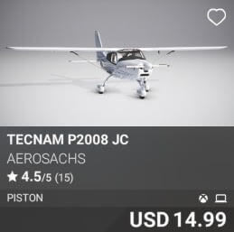 Tecnam P2008 JC by AeroSachs. USD $14.99