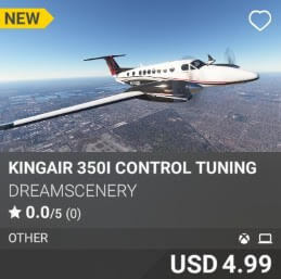 Kingair 350i Control Tuning by Dreamscenery. USD $4.99