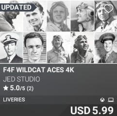 F4F WILDCAT ACES 4K by JED Studio. USD $5.99