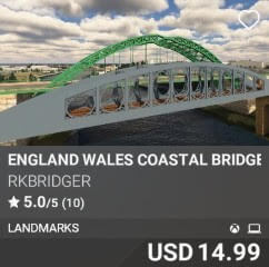England Wales Coastal Bridges by rkbridger. USD $14.99