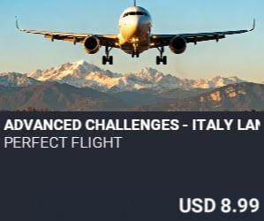 Advanced Challenges - Italy Landings by Perfect Flight. USD $8.99