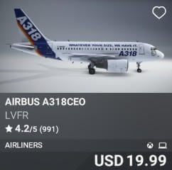 Airbus A318ceo by lvfr. USD $19.99