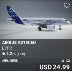 Airbus A319ceo by lvfr. USD $24.99