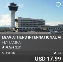 LGAV Athens International Airport by Flytampa. USD $17.99