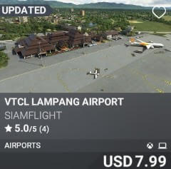 VTCL Lampang Airport by SiamFlight. USD $7.99