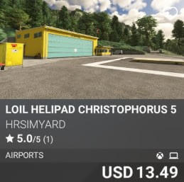 LOIL Helipad Christophorus 5 by HRSimYard. USD $13.49
